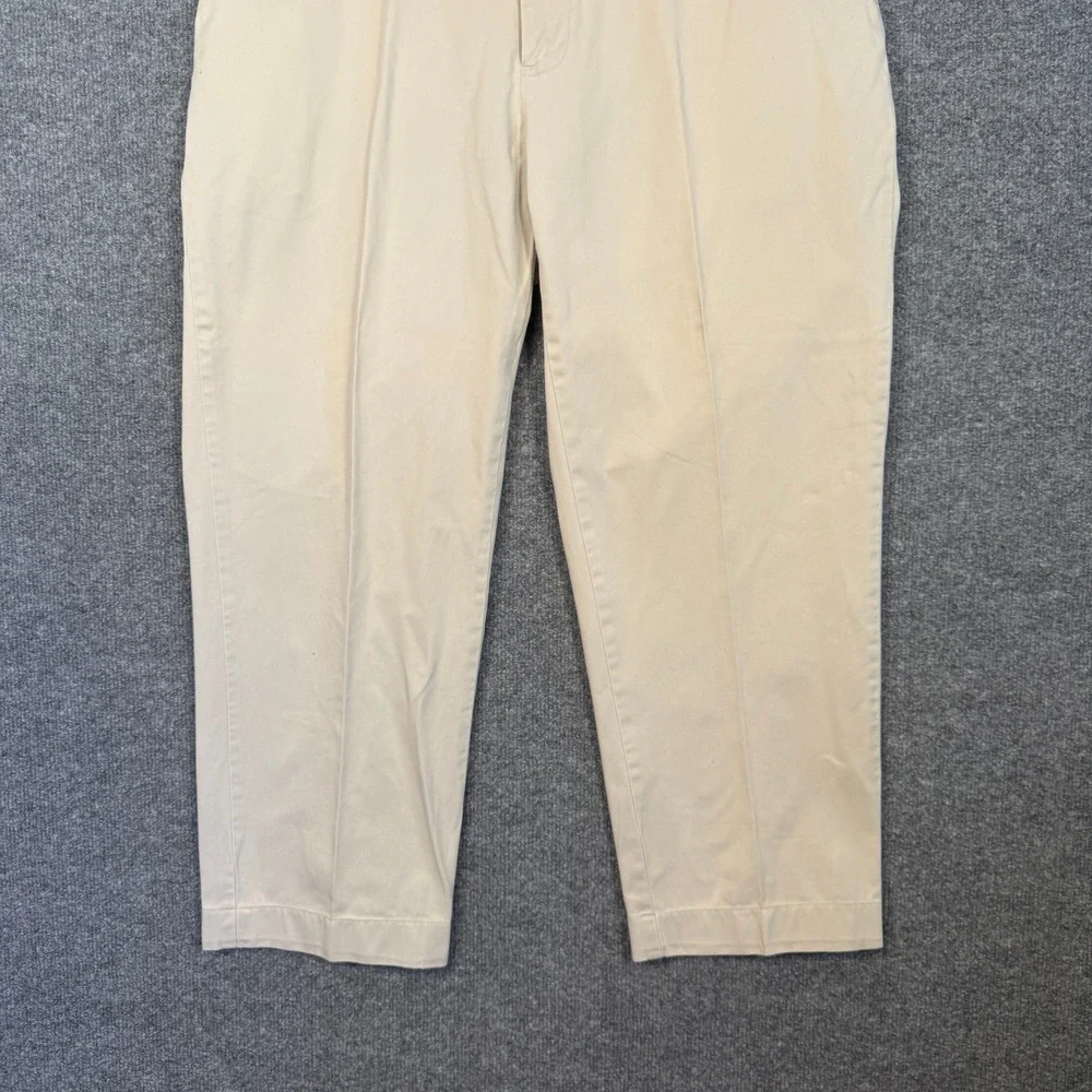 Polo Ralph‎ Lauren Pants Mens 36x29 Classic Chino Mens Khaki Pants Vintage Pleat